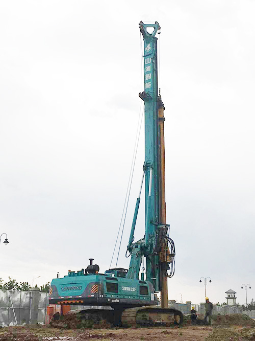恒峰g22智能十台旋挖助力沈阳重点工程