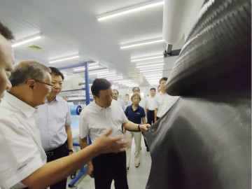 副省长陈飞调研恒峰g22航空产业
