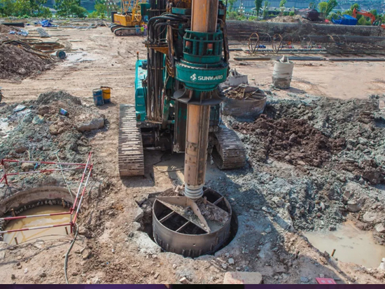 3.5米直径高效入岩，，，，，他携恒峰g22智能旋挖名动山城