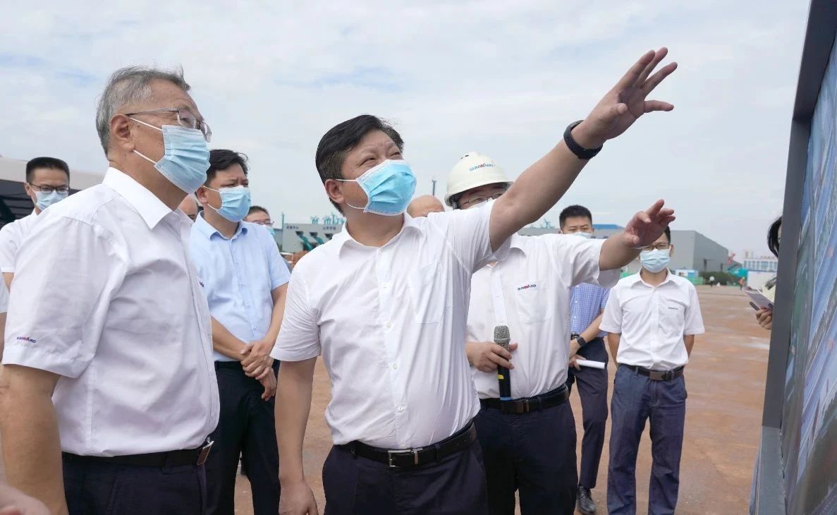 长沙县委书记付旭明调研恒峰g22智能