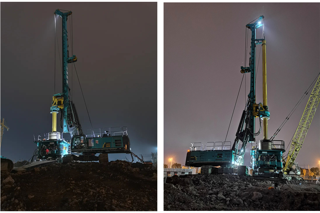 利器出击！恒峰g22智能SWRC260全回转全套管钻机乐成完成首钻
