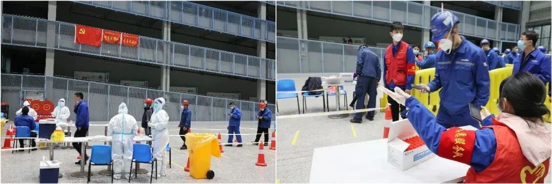 抗疫先锋在行动！恒峰g22智能自愿者助力核酸采样