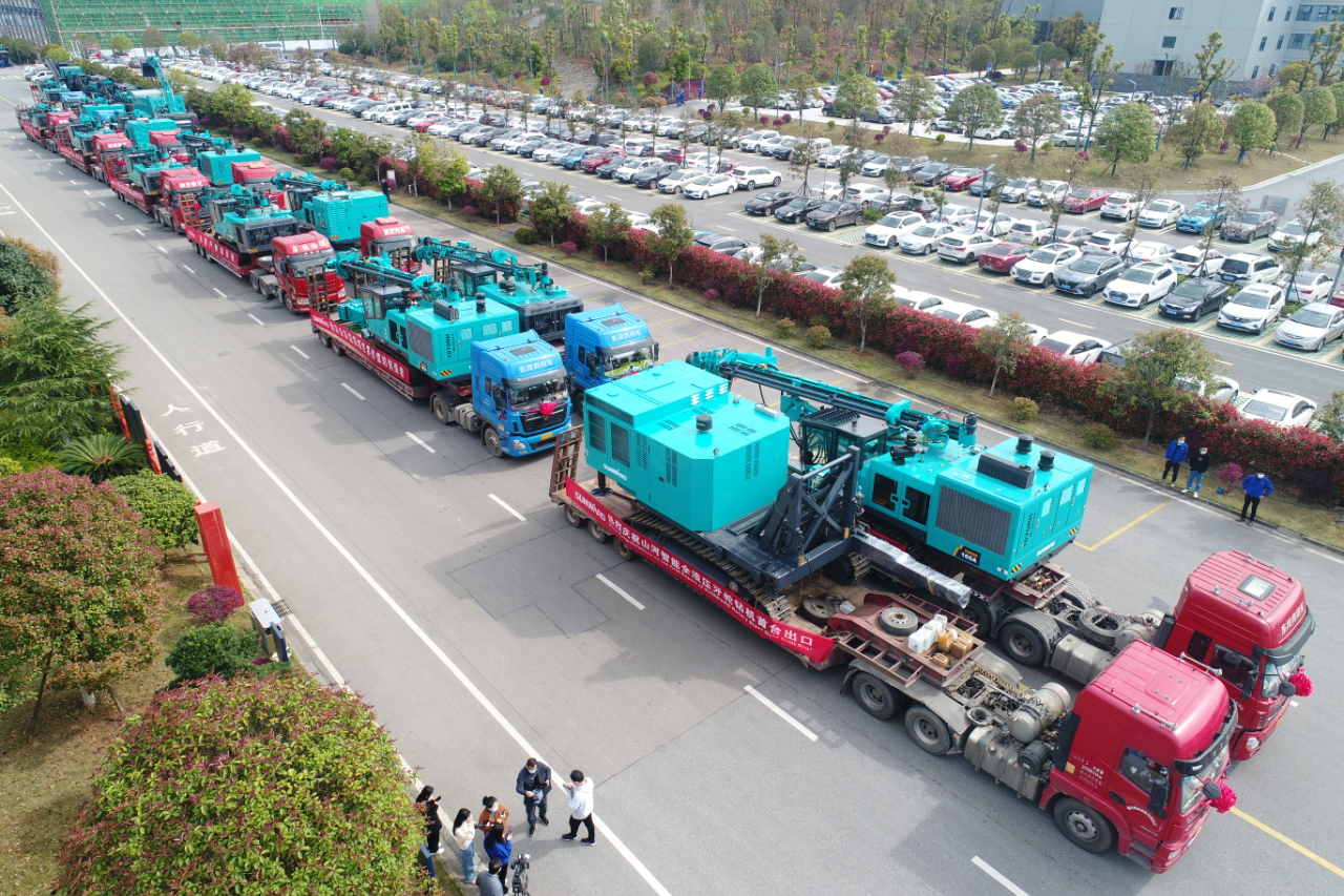 征战全球市场。。『惴錱22智能凿岩装备批量发货