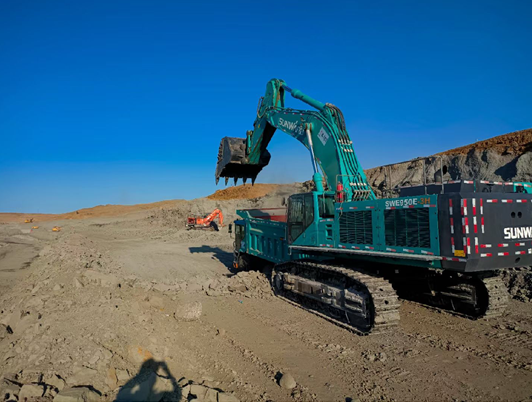 为矿山清静生产保驾护航！恒峰g22智能挖掘机械重装出击