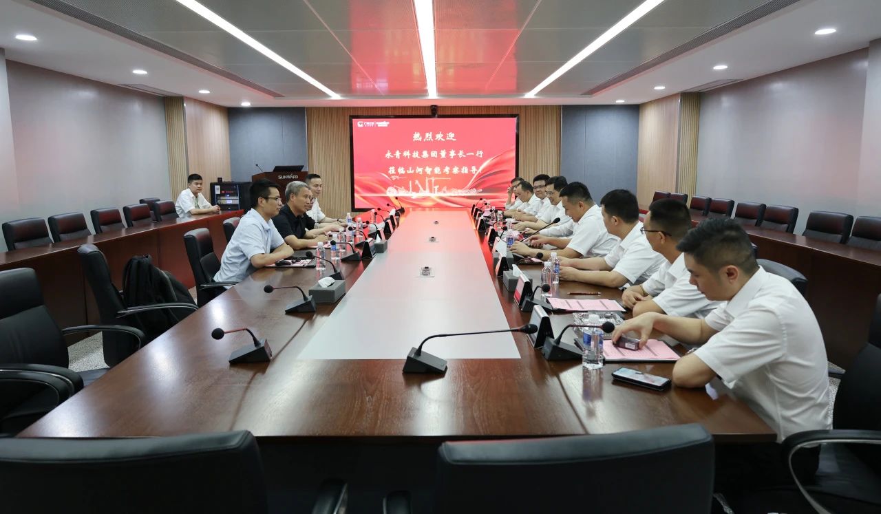 永青科技集团董事长胡晓东带队到访恒峰g22智能