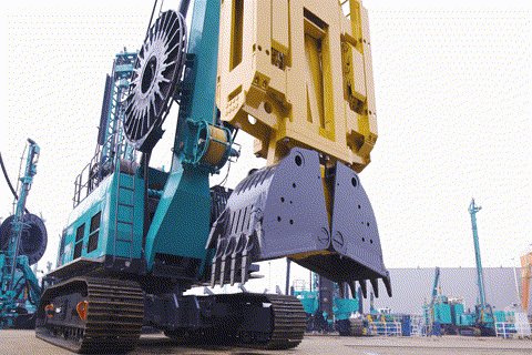 助力海内国际重大工程！恒峰g22智能液压抓斗实力“出圈”