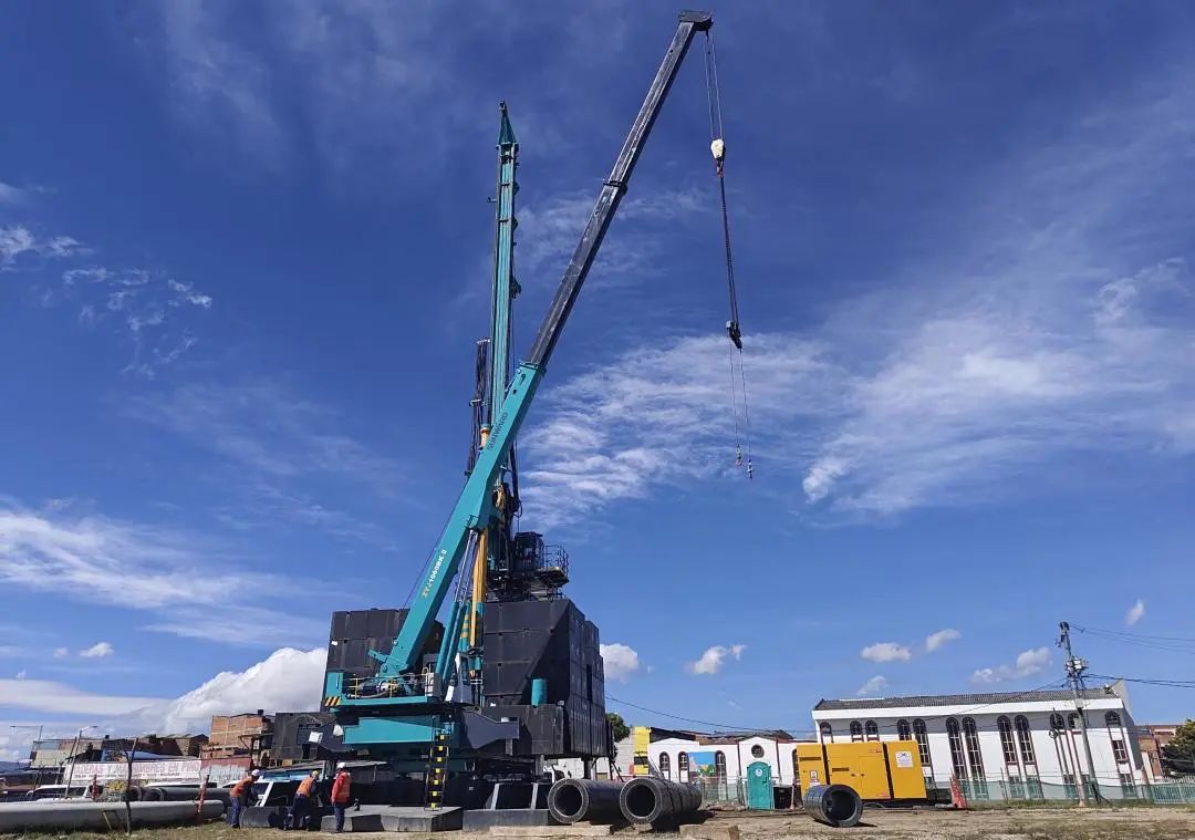 展现“中国制造”硬实力！恒峰g22智能PDP工法钻机助建波哥大地铁项目