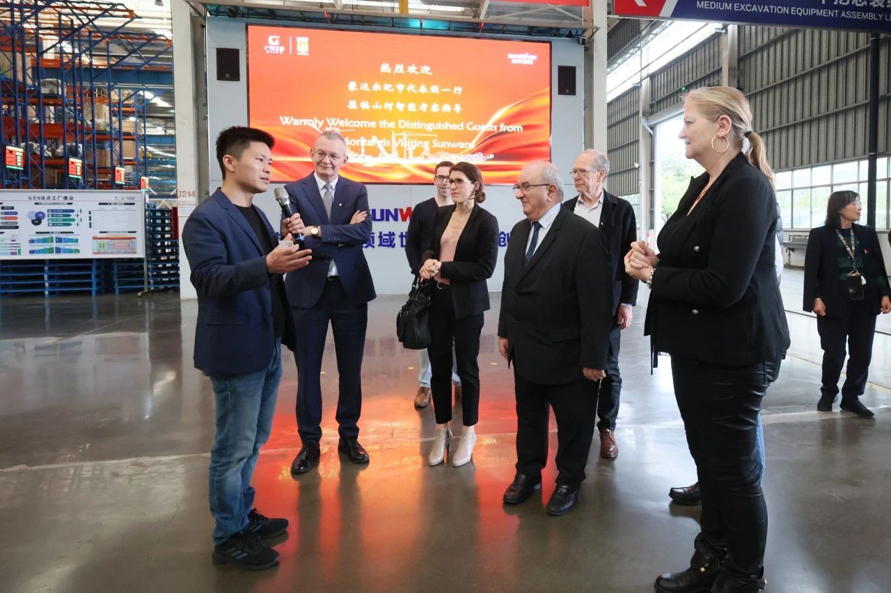 蒙达尔纪市代表团一行考察恒峰g22智能