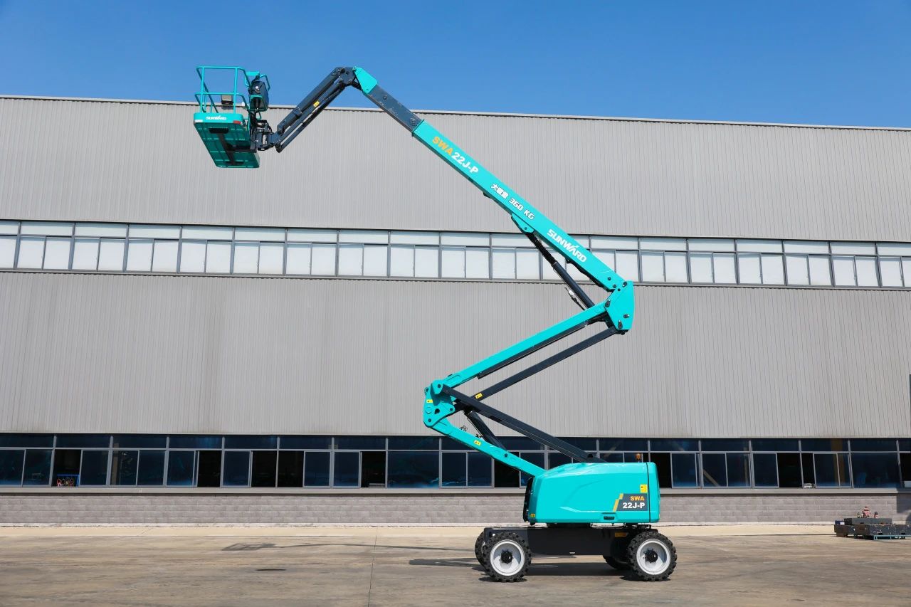 手艺新标杆！恒峰g22智能SWA22J-P柴动曲臂式高空作业平台下线！