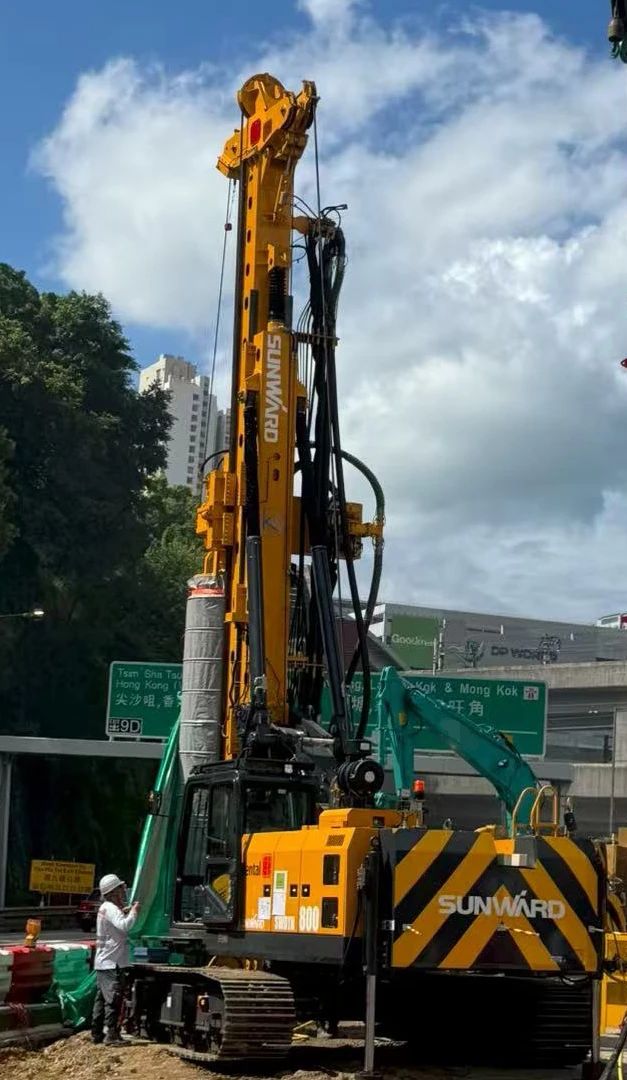 硬核首秀!恒峰g22智能SWDTH800大直径潜孔锤钻机进击香港市场